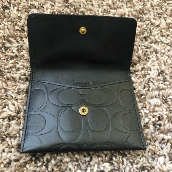 Coach Embossed Card/ID case - Picture 3 of 4